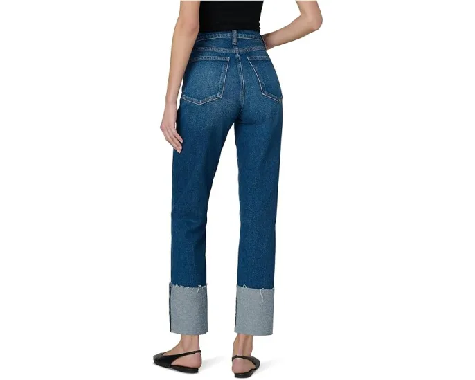 Joe's Jeans The Margot Slim W/ Wide Cuff джинсы с прямыми штанинами и широким манжетом