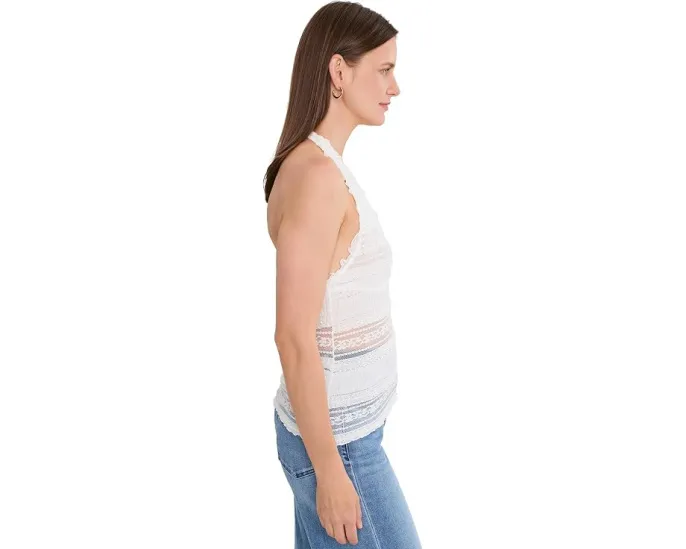 Топ Flirty Frills Halter Free People кружевной