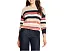 Полосатый джемпер NIC+ZOE Nep Knit Striped из фактурной пряжи