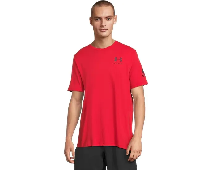 Футболка Under Armour New Freedom Flag из мягкого хлопкового материала