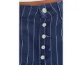 Джинсы Striped Nia BF с низкой посадкой и прямым кроем Free People