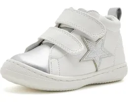 Кроссовки Nina Kids Brinkly-T на липучках белые