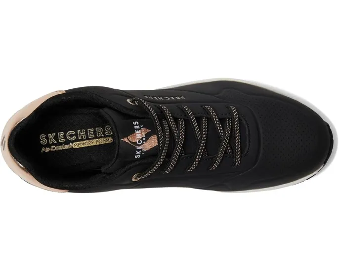 Кроссовки UNO Shimmer Away от Skechers черные