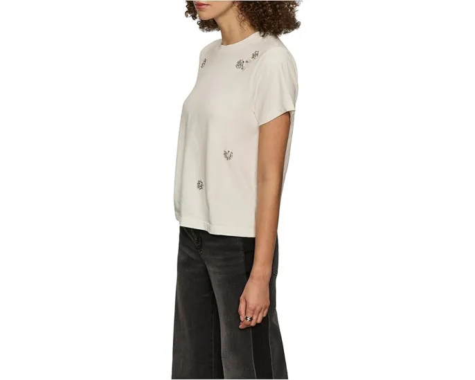 Футболка Sanctuary с цветочным декором и пайетками