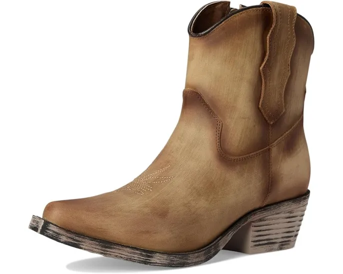 Сапоги Corral Q7037 до щиколотки с вышивкой миндалем