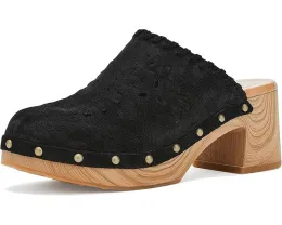 Kork-Ease сабо Tomika из итальянской замши с декоративной строчкой