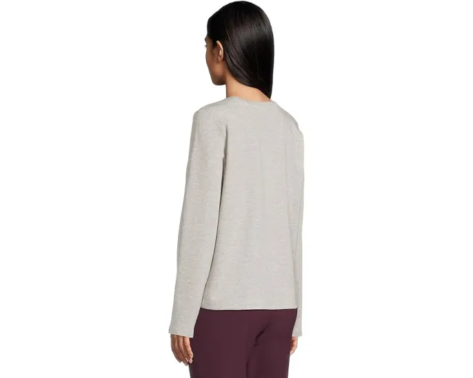 Топ Striped Cozy Brushed Terry Crew Neck от Eileen Fisher