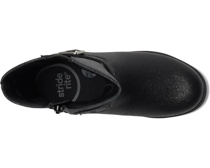 Ботинки Stride Rite SR Lizz для малышей и детей из кожи с молнией и стелькой Ortholite