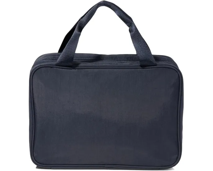 Большая подвесная дорожная косметичка Baggallini с тремя секциями и карманами