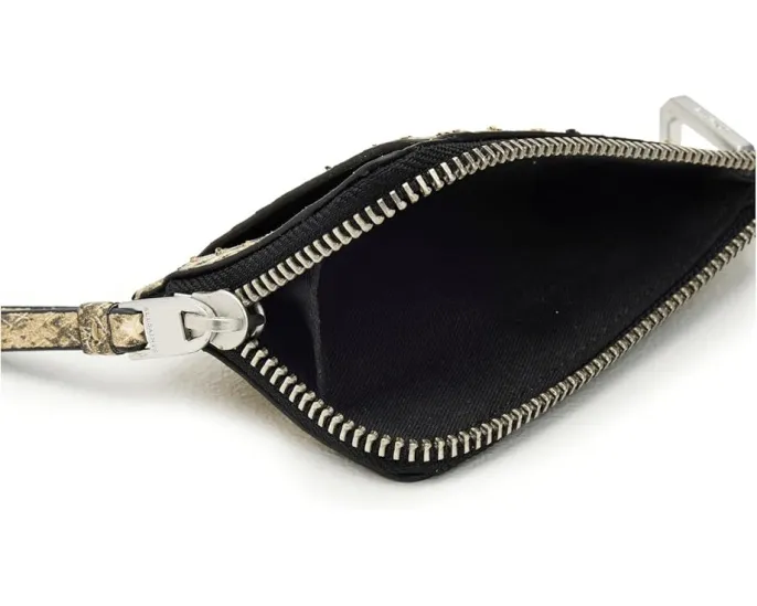 Кошелек AllSaints Remy Snake с шестигранным кольцом и тиснением под змею