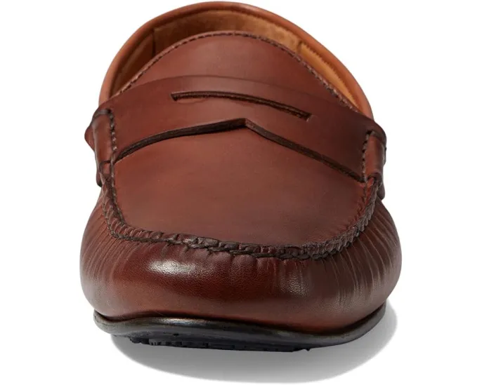Мокасины Allen Edmonds Supersport Penny с круглым носком и прорезной деталью