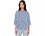 Блуза Madewell Signature Y Neck из поплина с воротником и длинными рукавами
