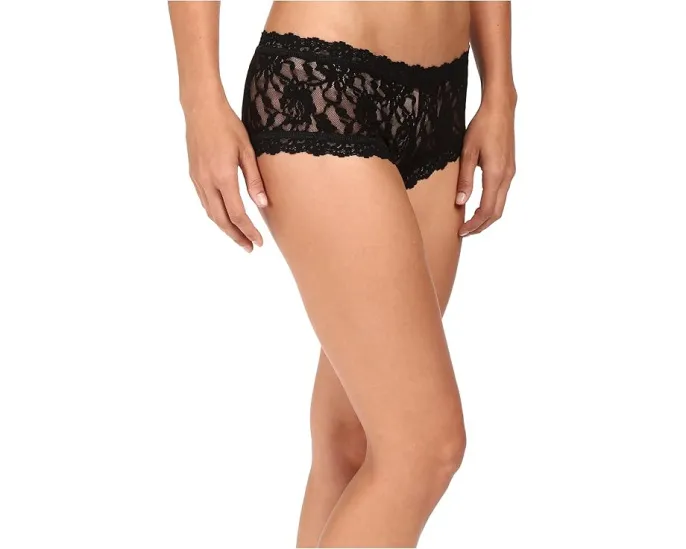 Hanky Panky Комплект из 3 шорт-плавок Signature Lace с кружевом и хлопковой ластовицей