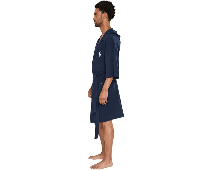 Халат Polo Ralph Lauren с капюшоном и вышитым логотипом