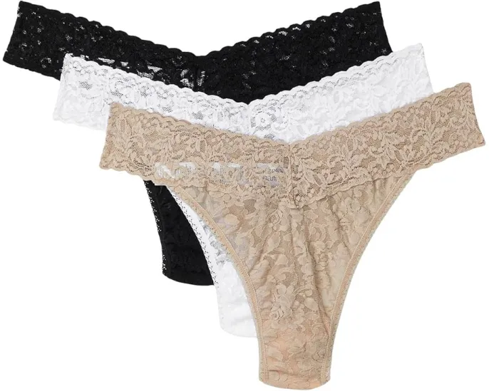 Трусы танга Hanky Panky Signature Lace Original Rise 3 шт