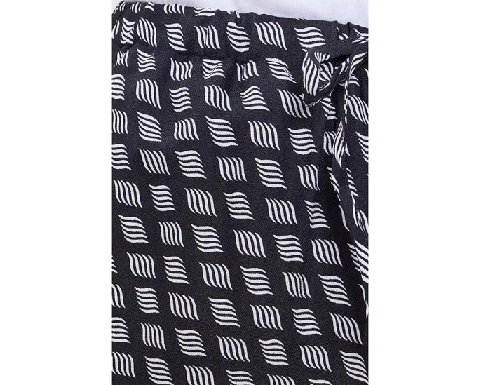 Брюки Printed Pull-On из сатинового твила Madewell цвет Classic Navy