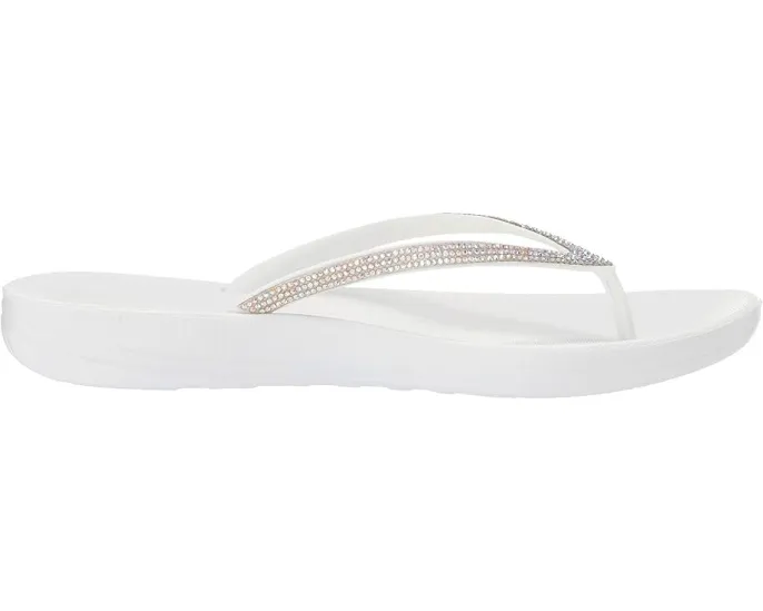 FitFlop шлепанцы Iqushion Sparkle с кристаллами и технологией амортизации