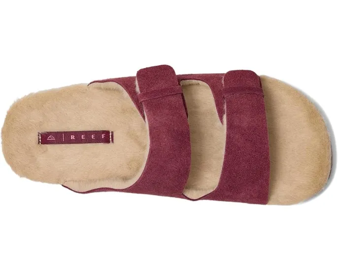 Сланцы Reef Ojai Two Bar Cozy из замши с искусственным мехом