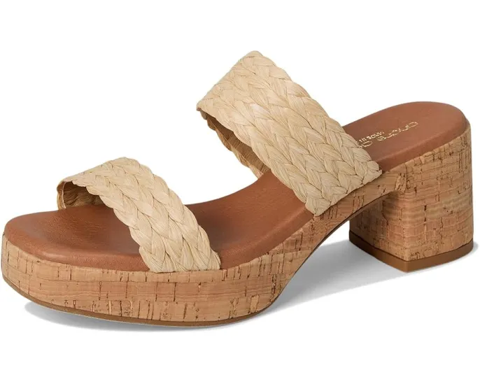 Бренд Andre Assous Сандалии Cairo на квадратном каблуке с пробковым верхом