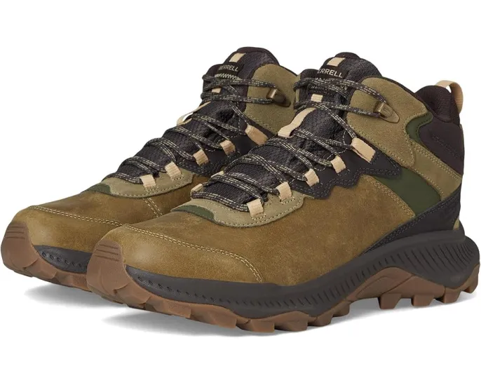Водонепроницаемые ботинки Merrell Speed Strike 2 Mid LTR с мембраной и кожаным верхом