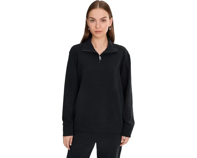 Толстовка на молнии PACT CloudKnit Quarter Zip с капюшоном из органического хлопка