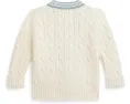 Polo Ralph Lauren Kids Хлопковый кардиган в крикетном стиле для младенцев