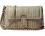 Кожаное плечевое сумка The Monogram с цепным ремнем и магнитной застежкой Marc Jacobs
