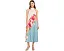 Платье Adrianna Papell Floral Pleated Chiffon с цветочным принтом
