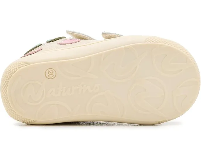 Naturino Xyndra Vl детские туфли с кожаным верхом и металлическим цветком