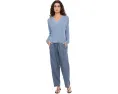 Брюки Eileen Fisher из органического льна с плиссировкой и фонарным силуэтом