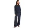 Укороченный свитшот Eileen Fisher из органического хлопка индиго