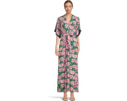 Платье Lilly Pulitzer Wisteria с V-образным вырезом и рукавом три четверти