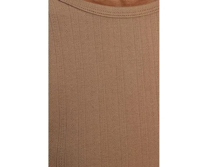 Облегающая футболка Free People Wait A Minute Baby Tee