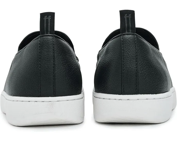 Лоферы FitFlop Craft-Q Tumbled-leather Moc с технологией iQushion