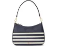 Сумка Danni среднего размера из полосатой кожи от Lauren Ralph Lauren