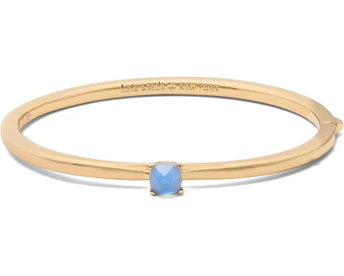 Шарм браслет Kate Spade New York Little Luxuries Hinged Bangle с камнями и цирконием