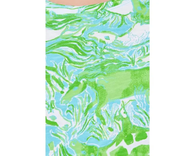 Топ Lilly Pulitzer Etta с круглым вырезом из пима-хлопка