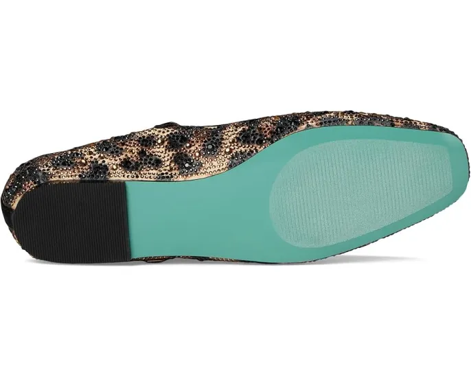 Балетки Blue by Betsey Johnson Lorel с леопардовым принтом и стразами