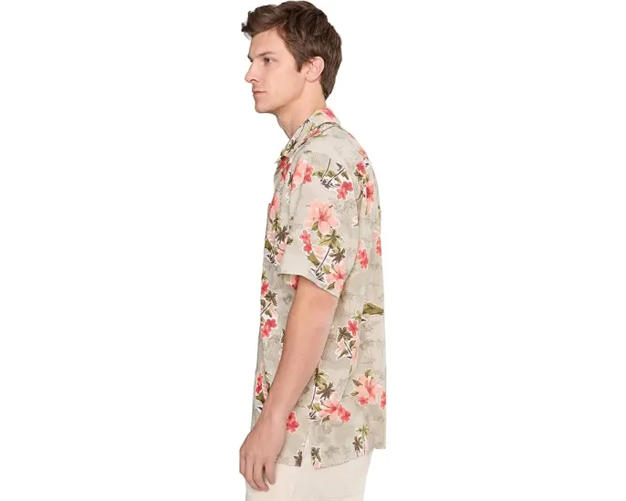 Рубашка Tommy Bahama Coastal Ease Palm & Petals с технологией ISLANDZONE
