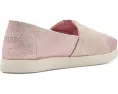 Детские кеды Alpargata TOMS с розовым принтом