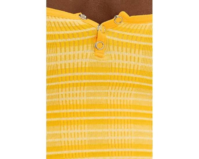 Snap Into It Henley Crop