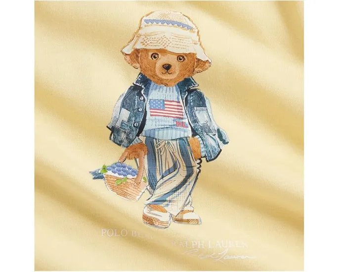 Комплект Polo Ralph Lauren Kids: платье и шортики с медвежонком Polo Bear
