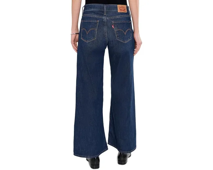 Джинсы Levi's 318 Seamed Wide Leg с рельефными швами и широкими штанинами