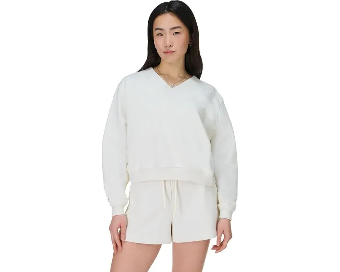 Кроп-топ Sweaty Betty Revive с V-образным вырезом и рукавами-фонариками