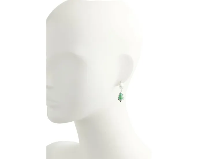 Серьги-гвоздики Kendra Scott Adriana с фигурной рамкой в виде ракушки