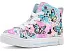 Детские кроссовки SKECHERS KIDS Twinkle Sparks с подсветкой и аппликациями