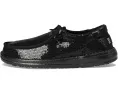Детские слипоны Hey Dude Kids Wendy Funk Mono Sequin с пайетками и эластичными шнурками