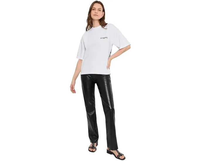 Футболка AllSaints Swoop Amelie Tee из мягкого хлопка свободного кроя