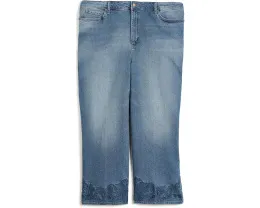 Джинсы Plus Size Teresa Ankle от NYDJ с широкой штаниной