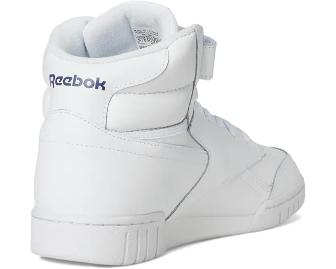 Кроссовки Reebok Ex O Fit Hi с верхом из мягкой кожи и ремешком на липучке